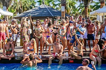 people partying at Nikki Beach
