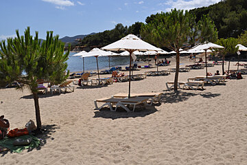 Niu Blau beach, ibiza