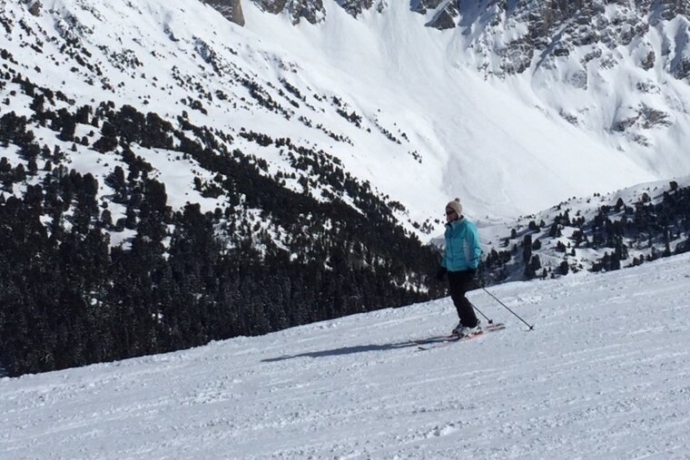 Sunshine and fresh snow
