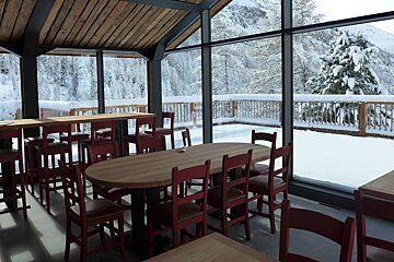 L'Edelweiss Restaurant, Val d'Isere - Le Fornet interior