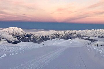 Early December snow in les 2 Alpes