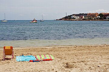 beach view at talamanca neart ibiza town