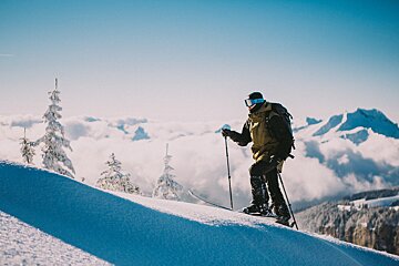 Ski touring in Avoriaz