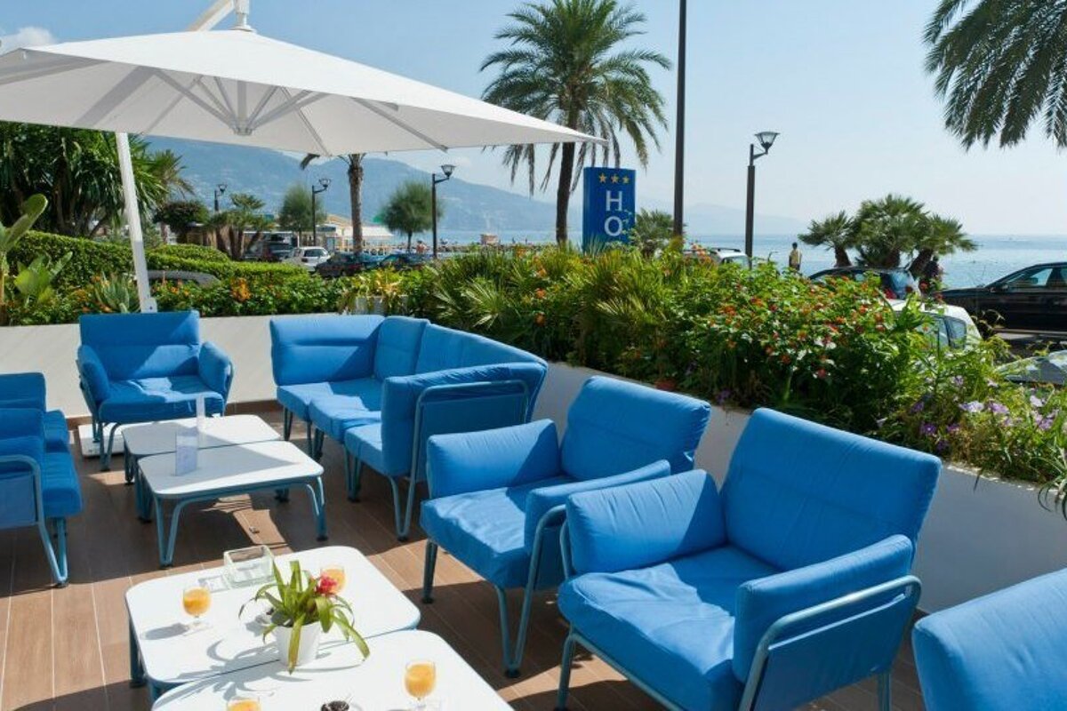 Victoria Hotel, Roquebrune-Cap-Martin terrace