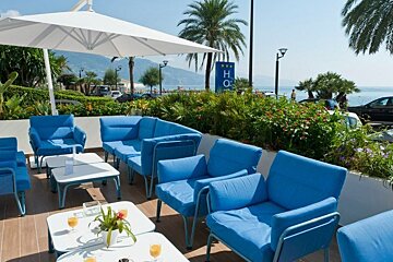 Victoria Hotel, Roquebrune-Cap-Martin terrace