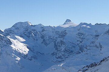 snowy mountains
