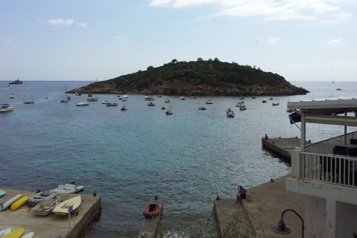 a small island just off the coast of Sant Elm