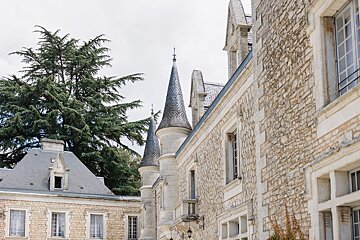 A stone building with a tower on top of it