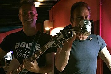 Sting & son at Jazz a Juan 2017