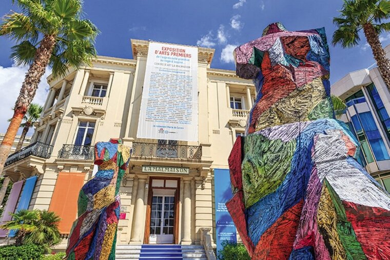 the exterior of La Malmaison art centre in cannes