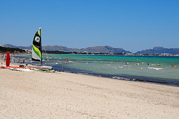 boats ready to take to the sea in mallorca
