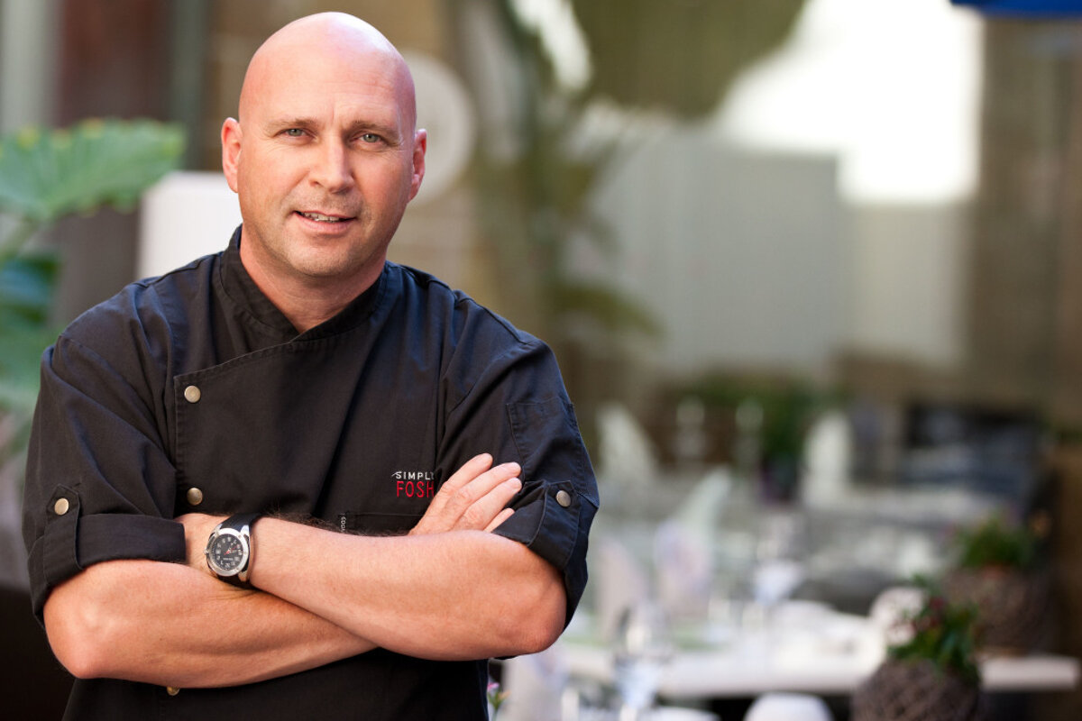 an image of Chef Marc Fosh in black uniform