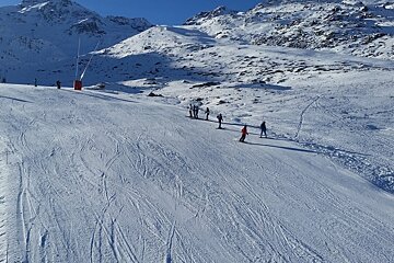a piste in val thorens