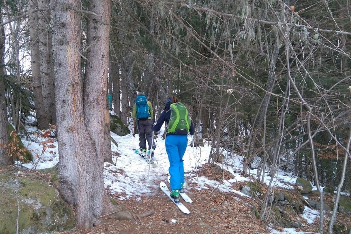 Ski touring in Les Houches