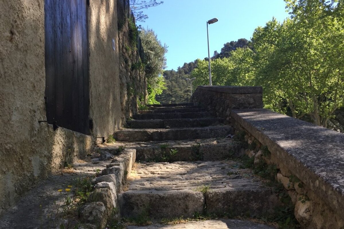 steps in the village