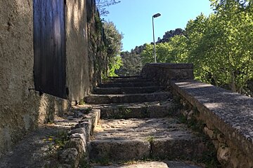 steps in the village