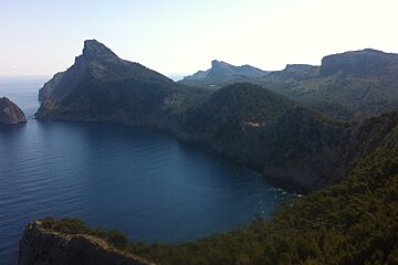 cap de formentor coastline in mallorca