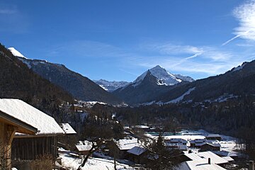 photo of mountain and blue sky