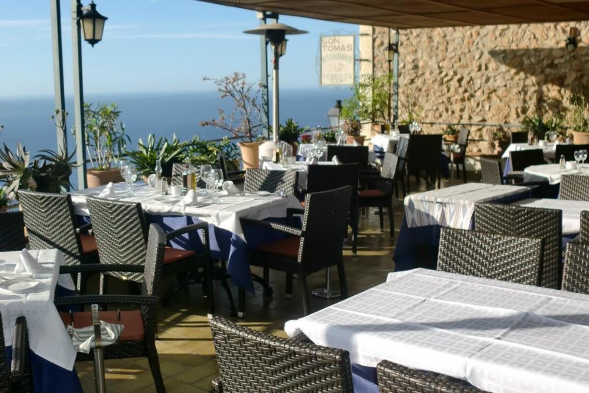 Son Tomas Restaurant, Banyalbufar restaurant terrasse
