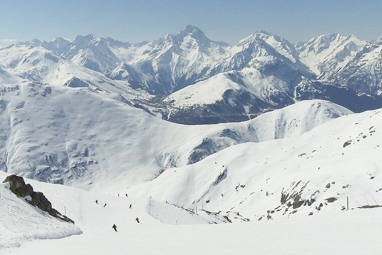 an infamous piste in alpe dhuez