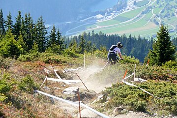 Verbier Mountain Biking Review mountain biker