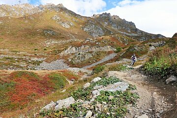 Verbier Mountain Biking Review mountain biker