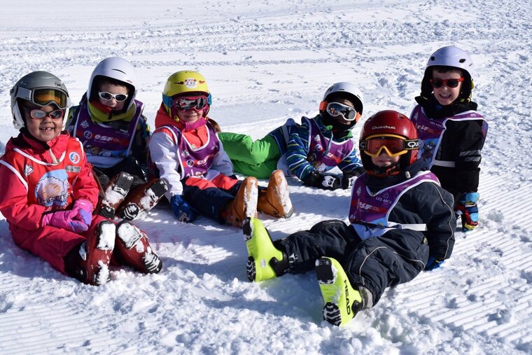 About ski & snowboard lessons in Les Arcs kids lessons