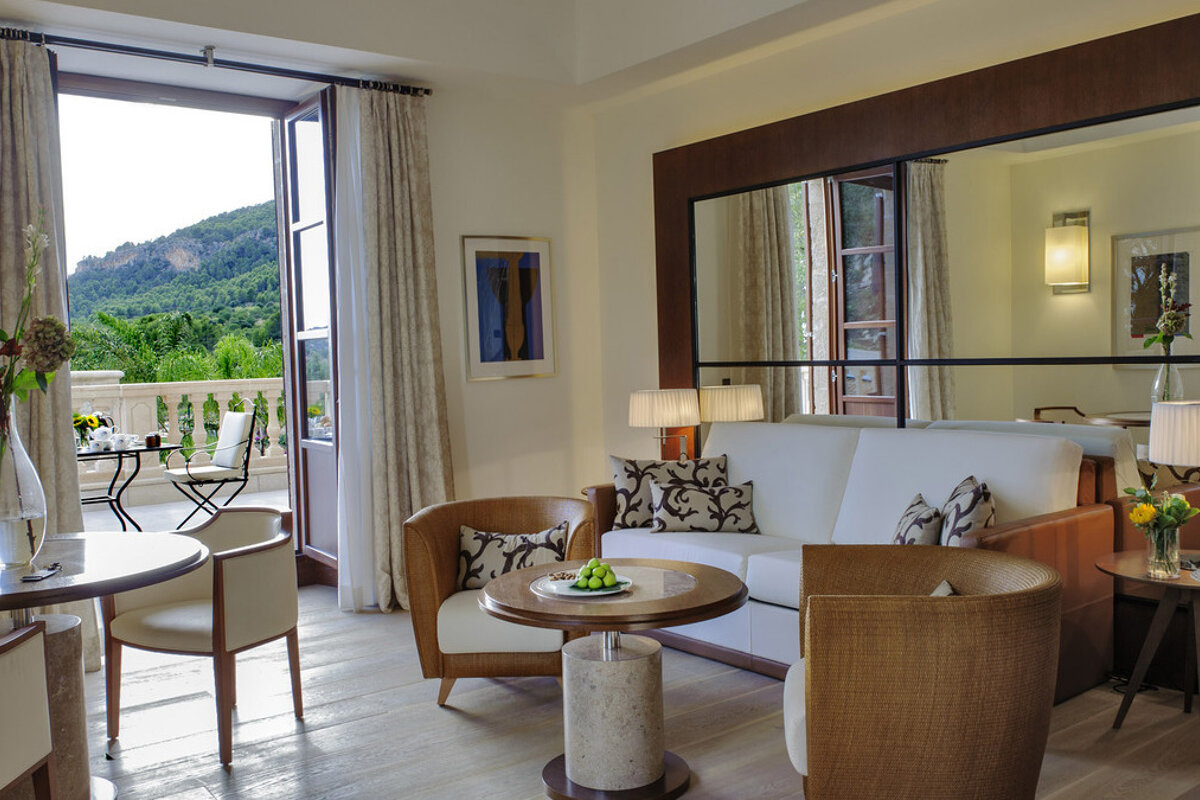 a picture of a hotel suite at Castell Son Claret, Calvia (Region)