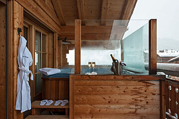 Treize Étoiles Chalet, Verbier - Centre jacuzzi