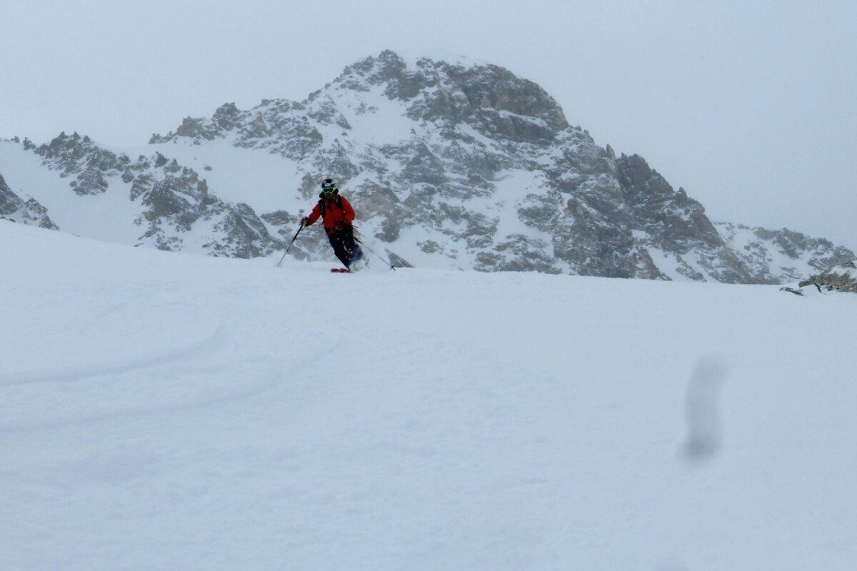 Cold but brilliant skiing, Val d'Isere - Centre