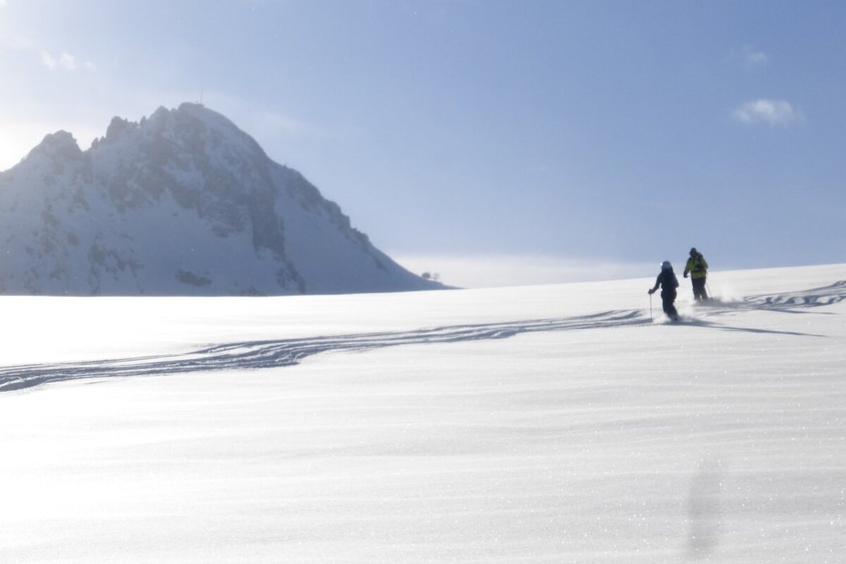 Cold but brilliant skiing, Val d'Isere - Centre