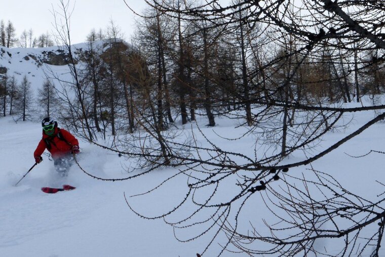 Cold but brilliant skiing, Val d'Isere - Centre