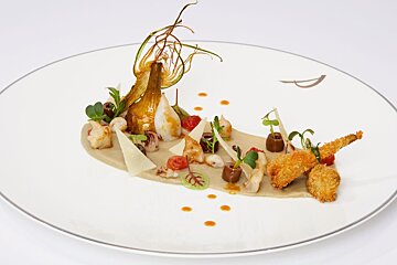 Le 1850 Be Organic Restaurant, Courchevel 1850 style of cuisine