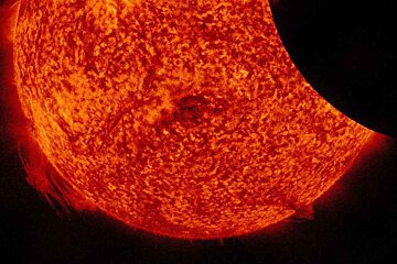 Up close with a solar eclipse