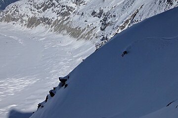 Bitter cold hits Chamonix