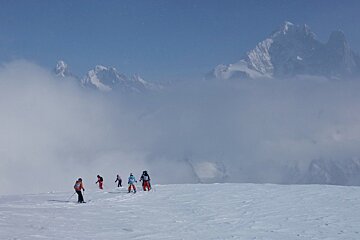 Bitter cold hits Chamonix