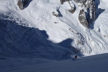 Bitter cold hits Chamonix