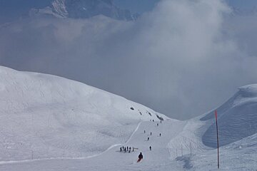 Bitter cold hits Chamonix