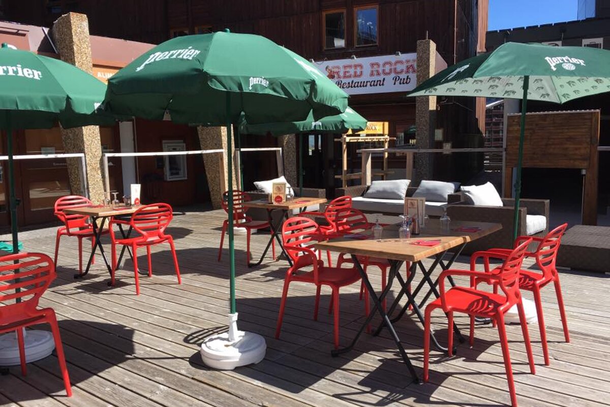 Red Rock Cafe Restaurant & Bar, Les Arcs 2000 bar