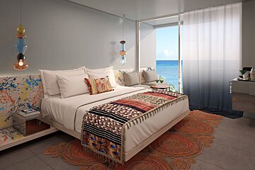 W Ibiza Hotel, Santa Eulalia double bedroom