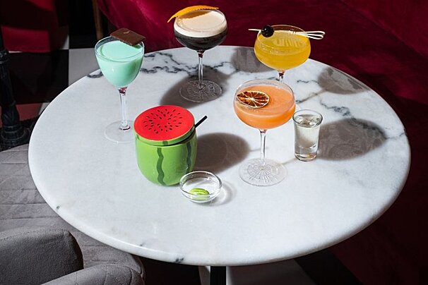 After Landing Cocktail Art Table