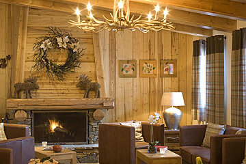 Le Souleil'Or Hotel, Les Deux Alpes lounge room