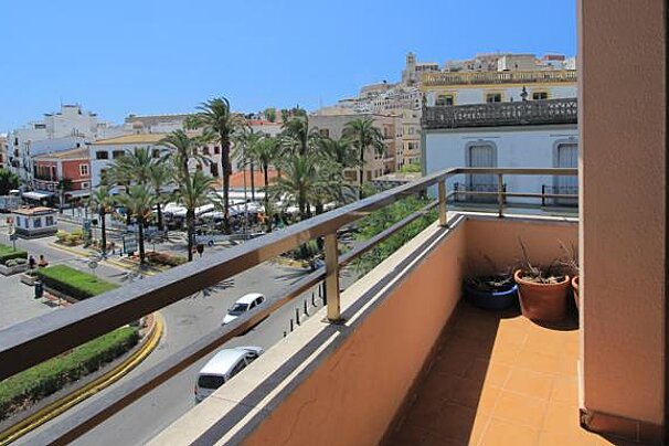 Marina Side Apartment, Ibiza Town balcony
