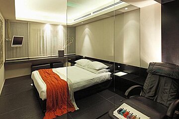 Straf Hotel, Milan double bedroom