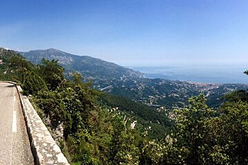 Col de la Madone de Gorbio Cycle Route