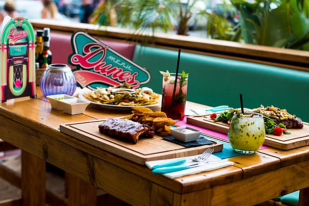 Dunes Restaurant & Bar, Playa d'en Bossa style of cuisine