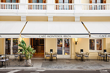 Cafe Montesol Restaurant & Bar, Ibiza Town restaurant terrasse