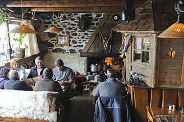 L'Oeil de Boeuf Restaurant, Courchevel Village interior