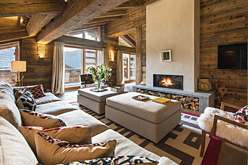 Place Blanche 2 Chalet, Verbier - Centre lounge