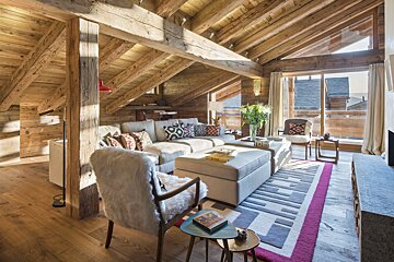 Place Blanche 2 Chalet, Verbier - Centre lounge